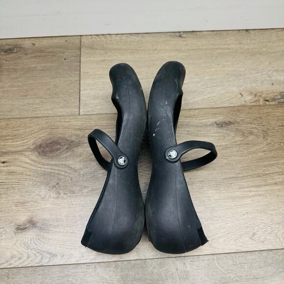 Crocs Work Alice Black Mary Jane Shoe Women’s Size 8 - Picture 7 of 10